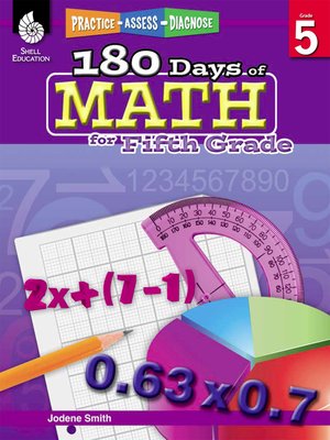 cover image of 180 Days of Math for Fifth Grade: Practice, Assess, Diagnose